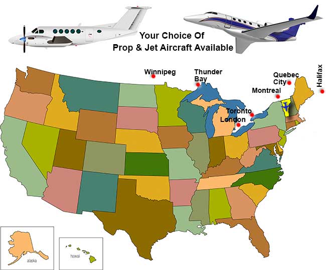 New Hampshire Charter Flight Directory